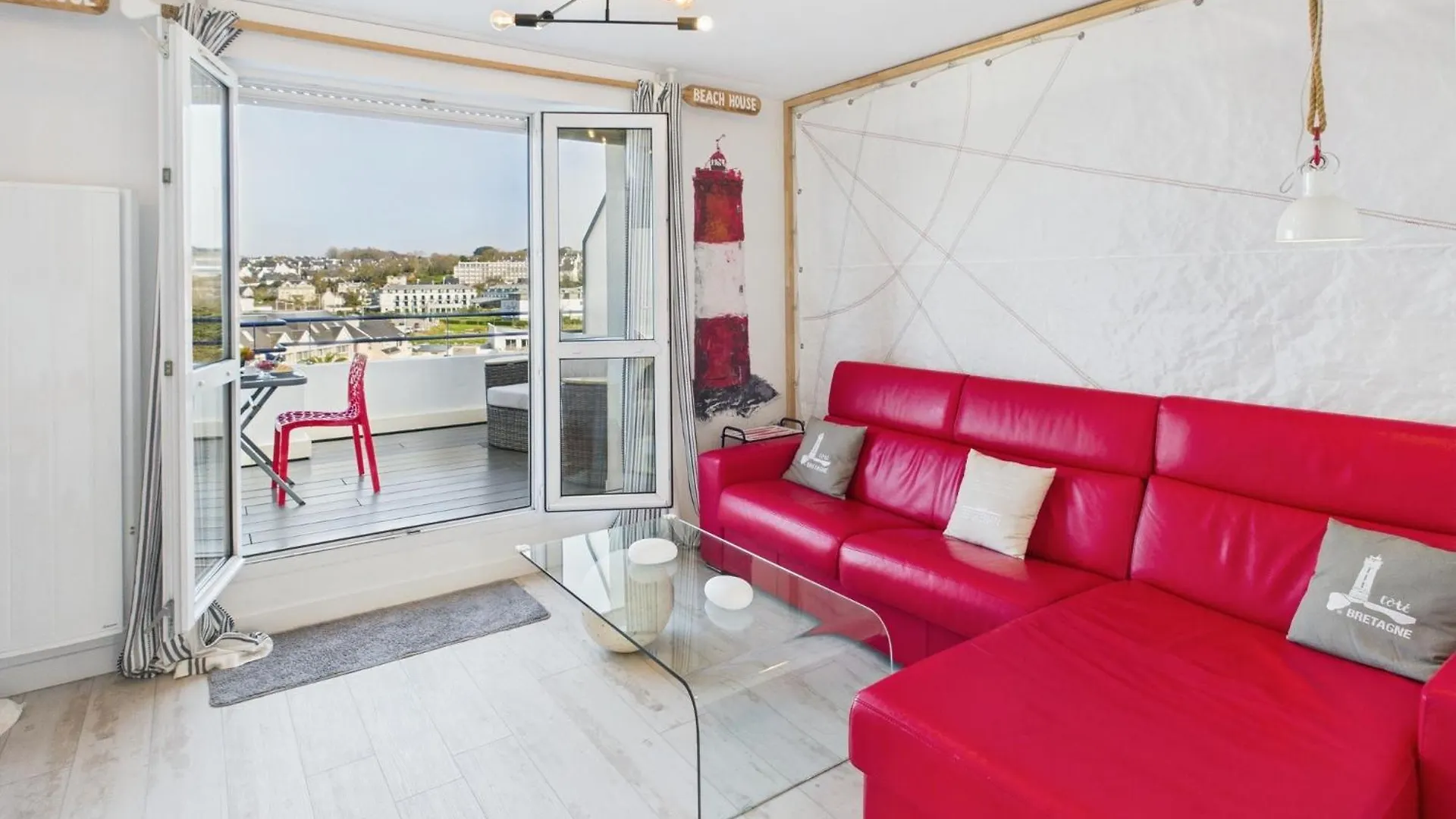 -Ar Men- T2 Avec Terrasse Vue Mer - Plage A 50M Concarneau