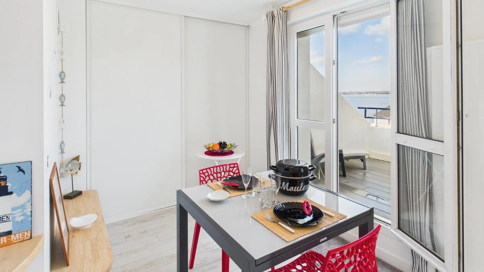 -Ar Men- T2 Avec Terrasse Vue Mer - Plage A 50M Concarneau 0*,